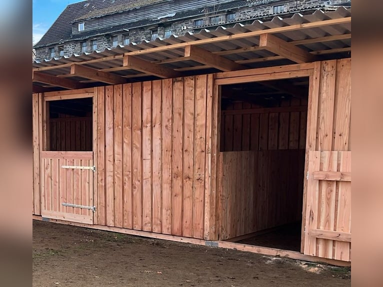 2er Pferdebox Weidehütte
