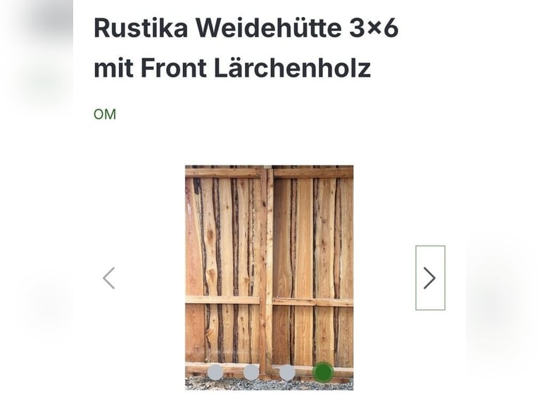2er Pferdebox Weidehütte
