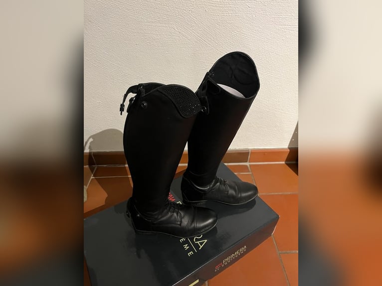 Damen Lederreitstiefel Gr 38/L Equitherme