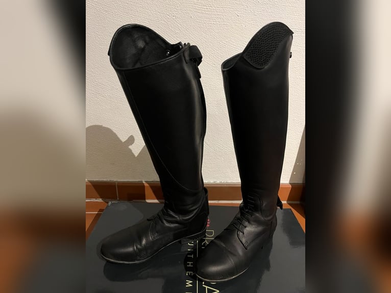 Damen Lederreitstiefel Gr 38/L Equitherme