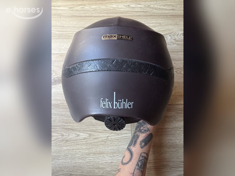 Felix Bühler ProNova Reithelm Braun Gr. S 53–58 cm ungetragen