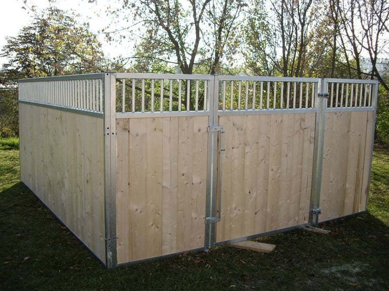 Frontwand Modell "Standard" mit Schiebetür Pferdebox Innenbox NEU