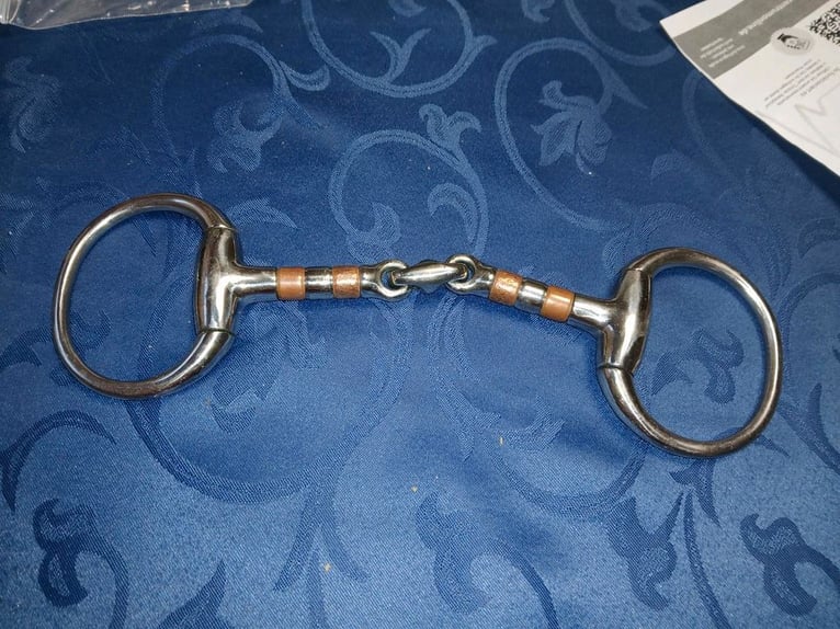 Gebiss doppelt gebrochen 13,5 cm 14 mm dick