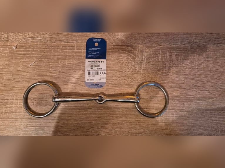Gebiss doppelt gebrochen 13,5 cm 14 mm dick