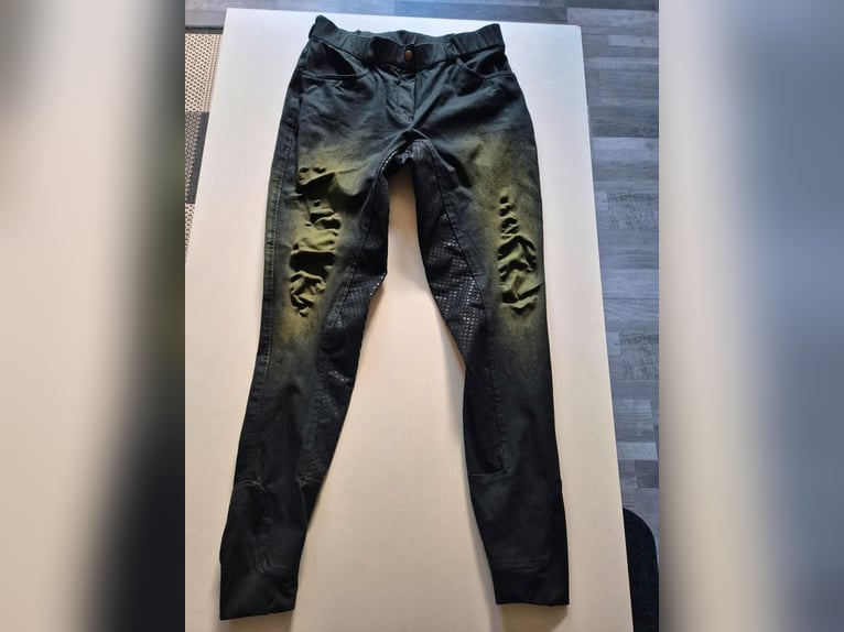 GEORG SCHUMACHER Reithose Gr. 34 / XS - Stretch - Teilbesatz