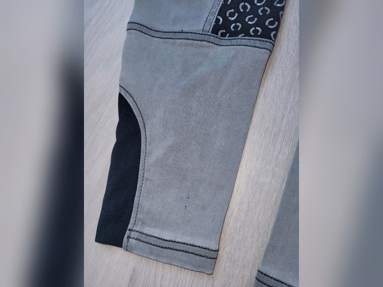 Mädchen Reithose, grau, Gr. 152