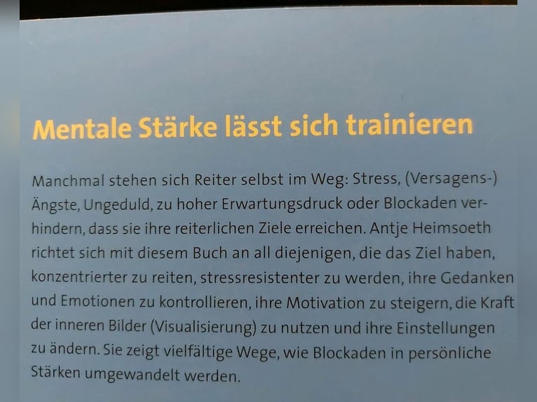 Mental - Training für Reiter Buch