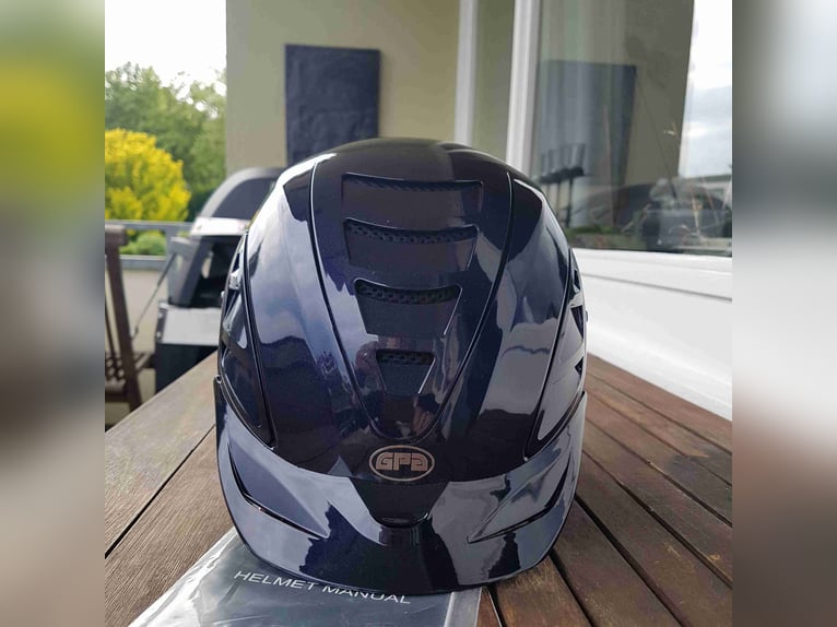 Neuer GPA Helm Speed Air Hybrid, Gr. 56, blau