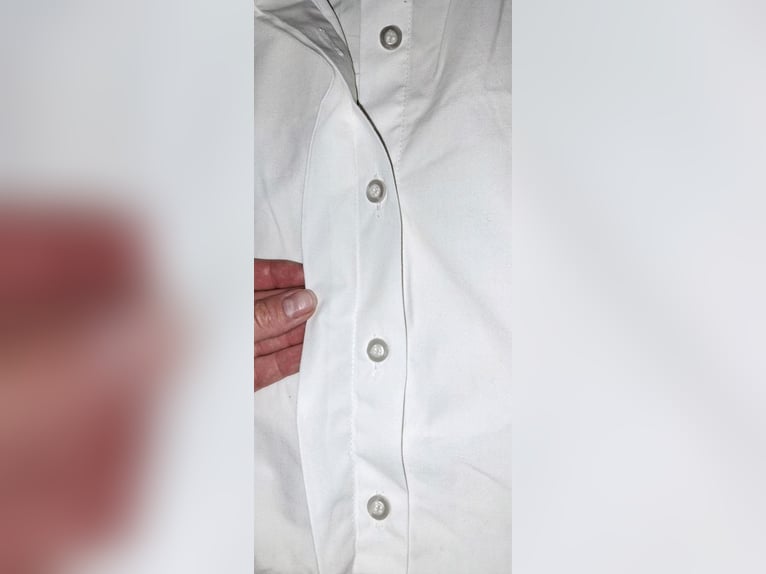 Reit Turnierbluse und Turnierhandschuhe weiß