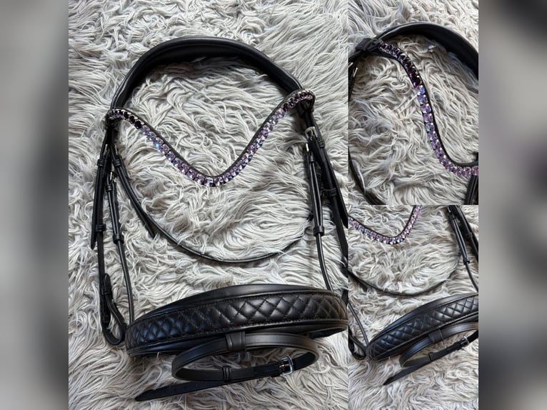 Superschickes Trensenzaum Luxery Violet Diamond ✨
