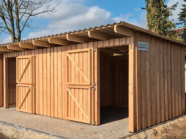 Weidehütte Offenstall Aussenbox