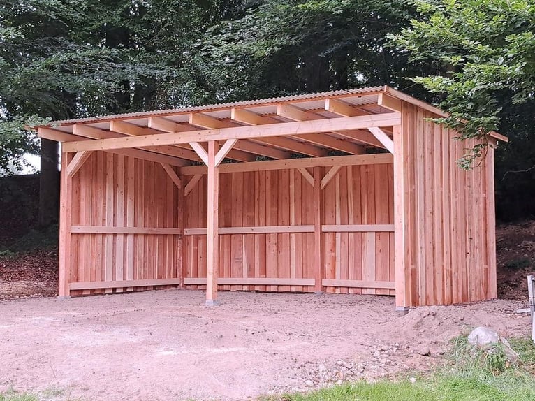 Weidehütte Offenstall Aussenbox