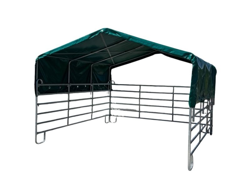 Weidepanel⭐️Zelt 4x3,6m ☘️Dachkonstruktion✅Weidezelt Weideunterstand Weidezaun Stallzelt Panelzelt P