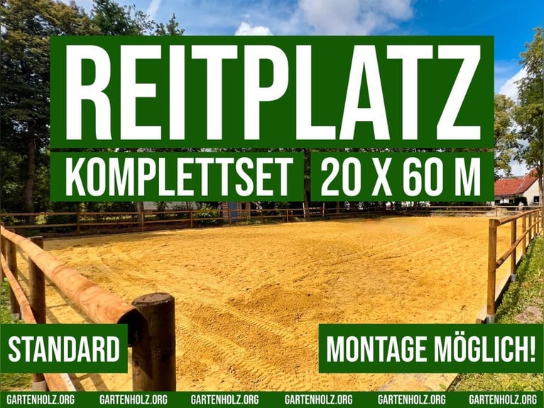 Weidezaun 200m SET Koppelzaun Pferdezaun Zaun Holz Weide Pferde