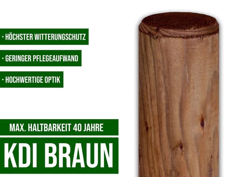 Weidezaun Koppelzaun Pferdezaun Zaun Holz Pfähle Pferd 100m SET
