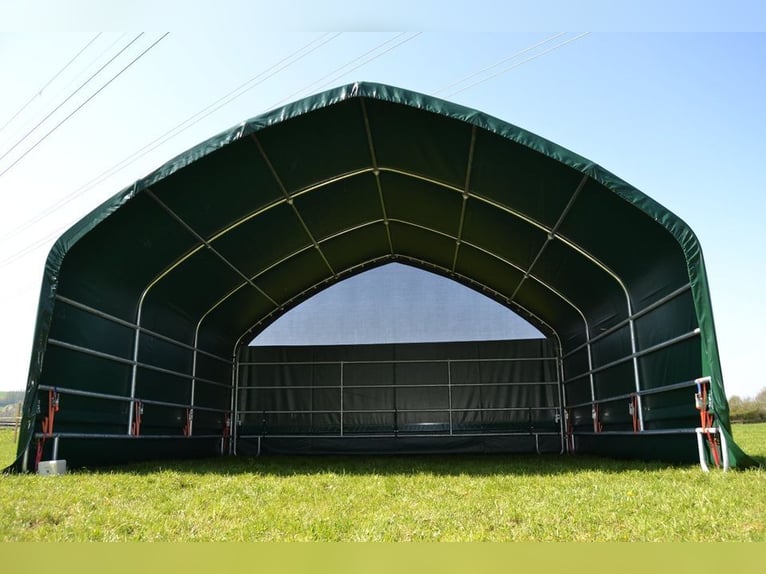 Weidezelt Lagerzelt Offenstall Zeltgarage Sturmsicher Winterfest