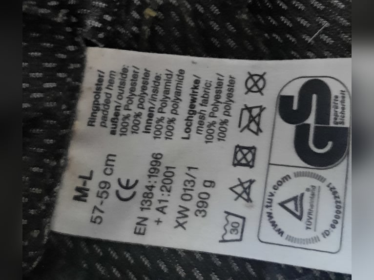 Wunderschöner, sehr gut erhaltener mitternachtsblauer Reithelm von Uvex,  Gr 57-59