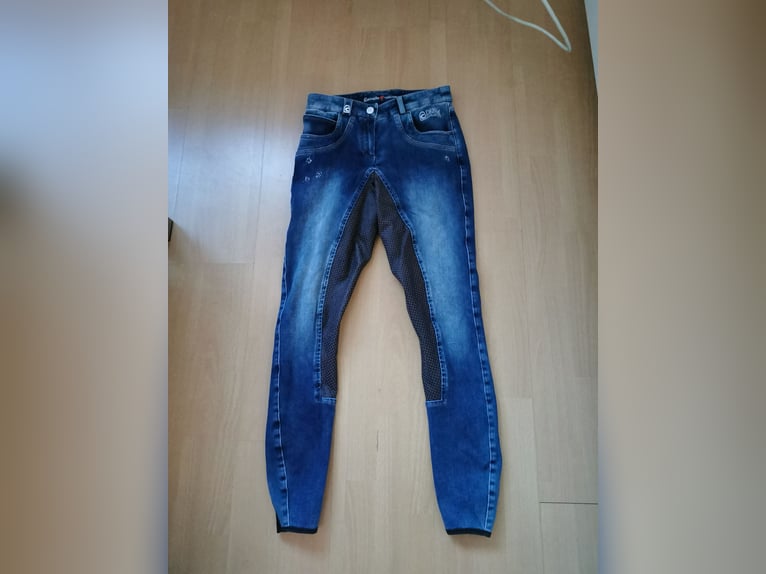 Cavallo Chaya Full Grip, Jeansreithose, Größe 36