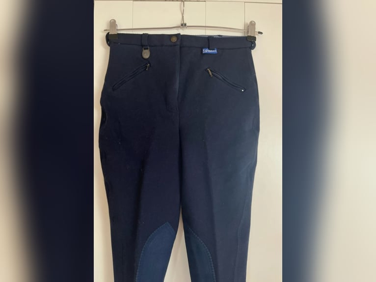 Equilibre Reithose Kniebesatz Marineblau NEU