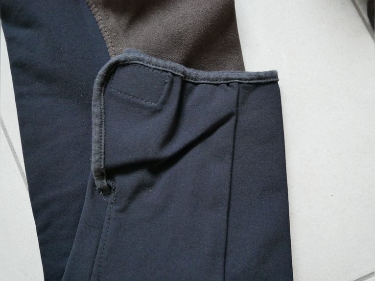 Equilibre~Damen Vollbesatz Winter Reithose ~ Gr. 76 ~ schwarz/braun ~