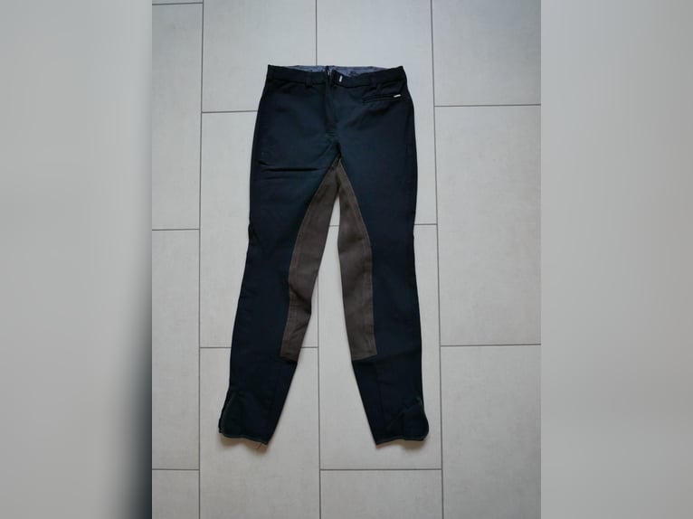 Equilibre~Damen Vollbesatz Winter Reithose ~ Gr. 76 ~ schwarz/braun ~