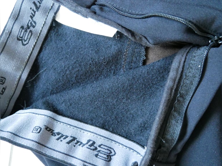 Equilibre~Damen Vollbesatz Winter Reithose ~ Gr. 76 ~ schwarz/braun ~