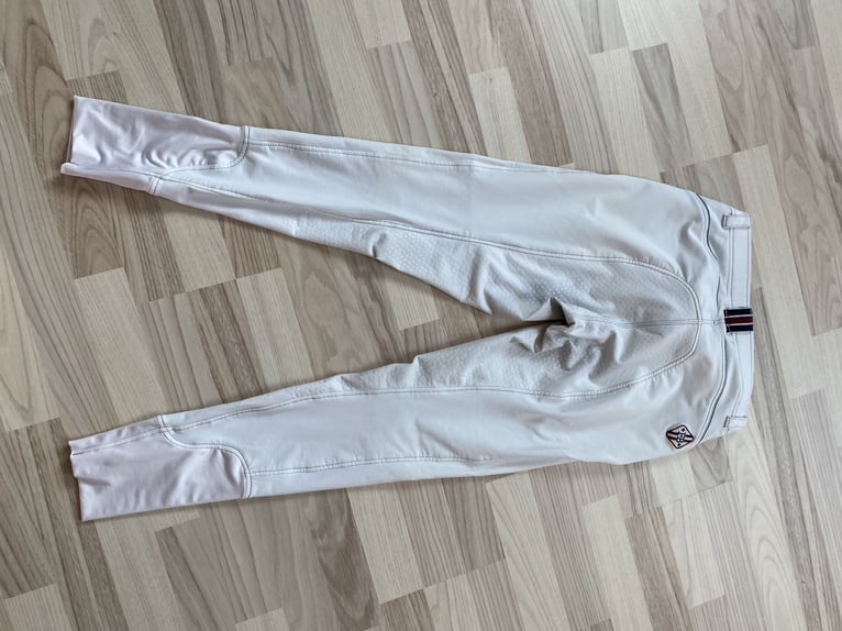 Felix Bühler Reithose Turnierreithose Gr 38 M 76 weiß Vollbesatz 