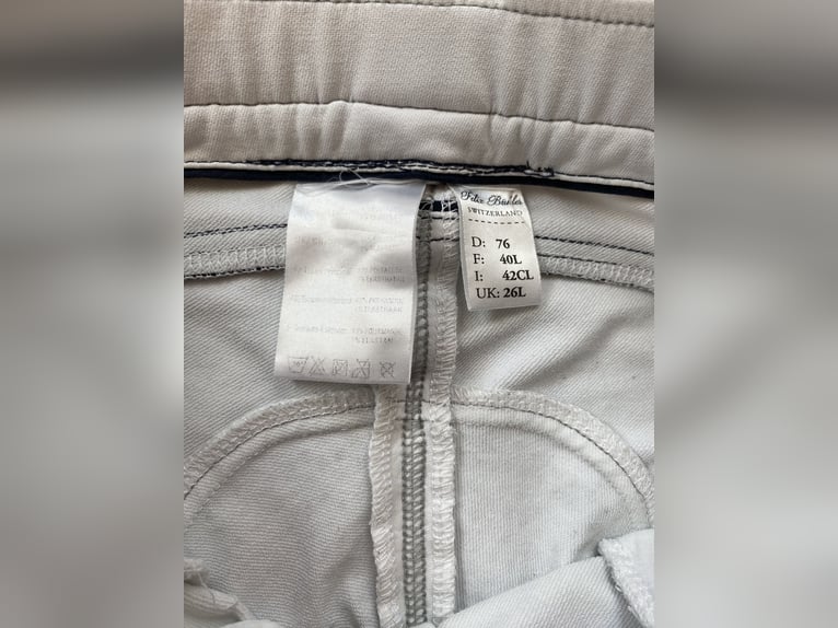 Felix Bühler Reithose Turnierreithose Gr 38 M 76 weiß Vollbesatz 