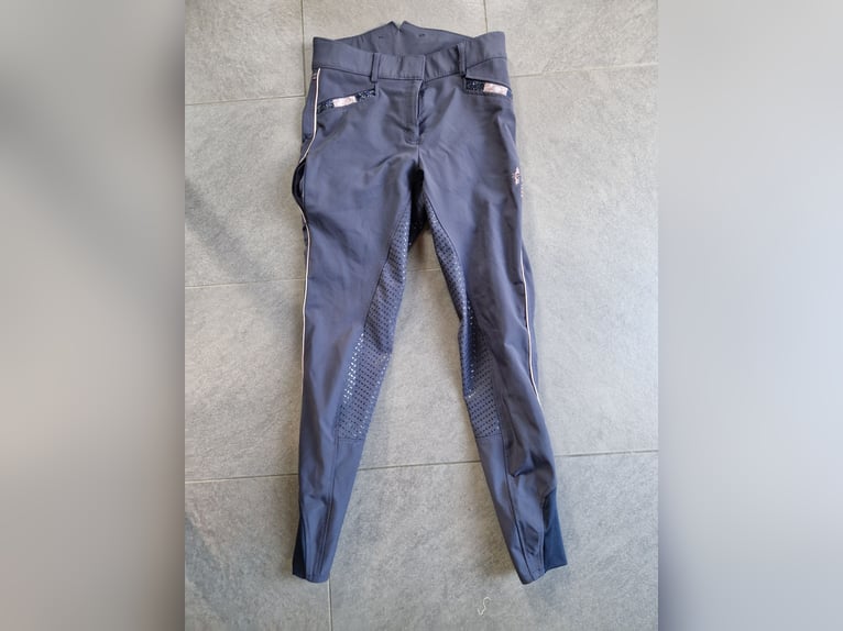 Hv polo gripreithose S 36 blau rosegold glitzer 