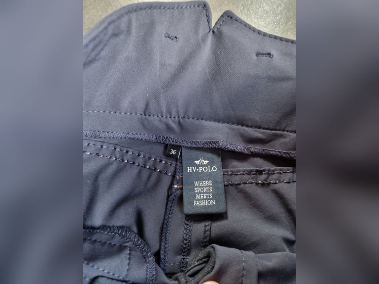 Hv polo gripreithose S 36 blau rosegold glitzer 