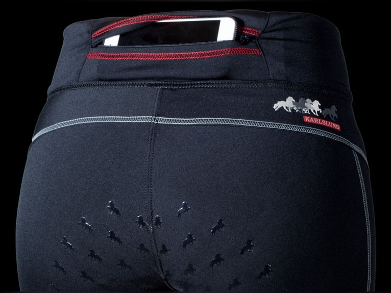Karlslund Galdur Winterreitleggings mit Vollgrip Reithose Reitleggings Leggings