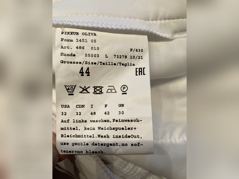 Reithose Größe 44 - weiß