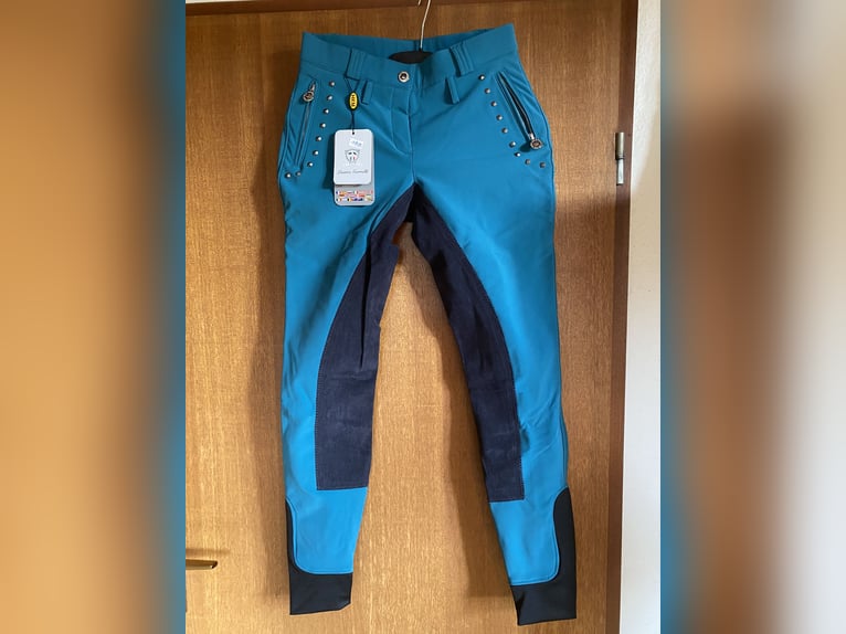 Reithose türkiswarm, Gr. 38