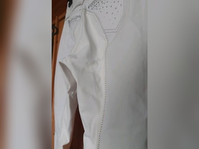  Reithose weiss mit Glitzer Gr. 42 - Equestrian Equipment