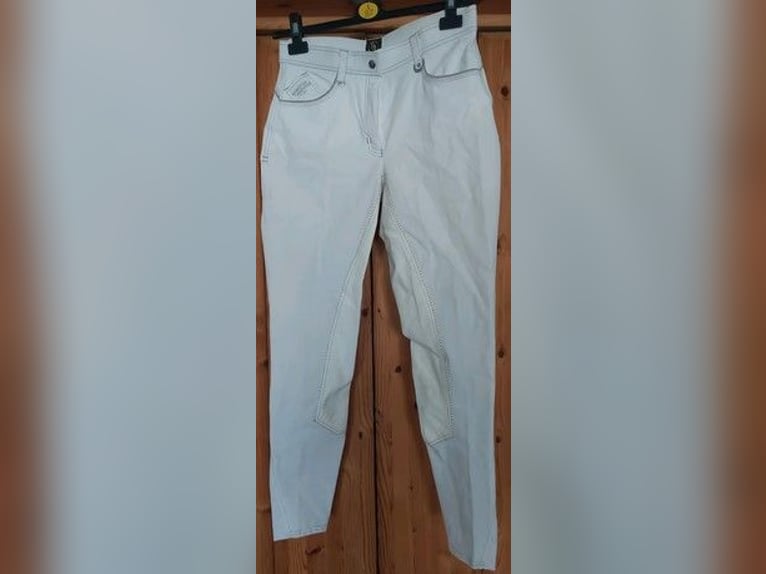  Reithose weiss mit Glitzer Gr. 42 - Equestrian Equipment