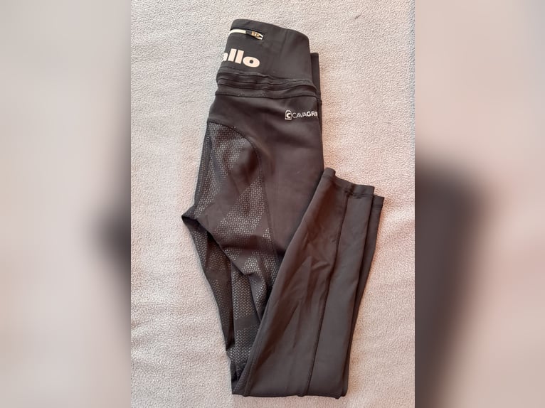 Reitlegging Cavallo Größe 40 dunkelblau und schwarz /Reitleggings CavalLin Full Grip