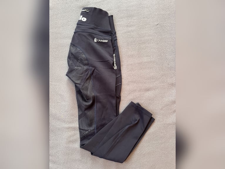 Reitlegging Cavallo Größe 40 dunkelblau und schwarz /Reitleggings CavalLin Full Grip
