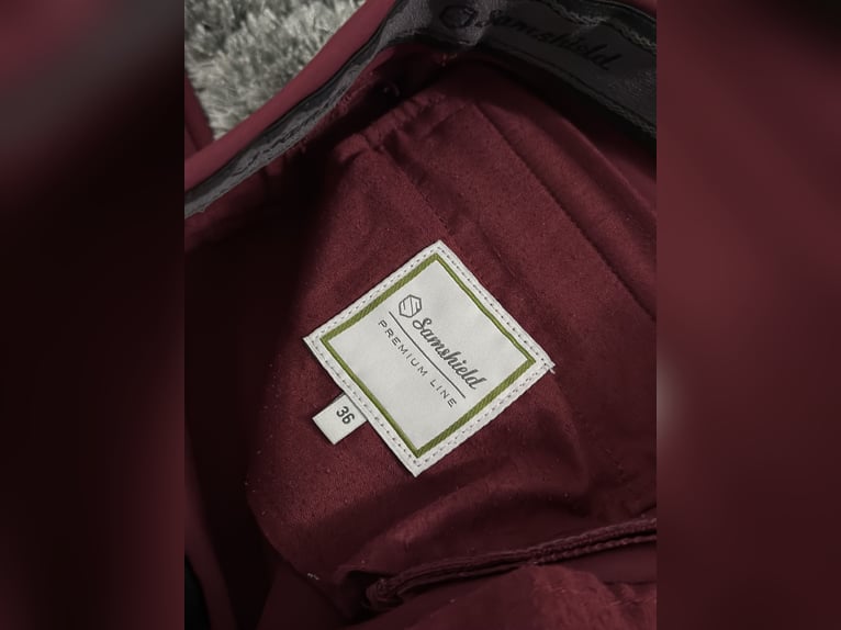 Samshield Reithose Dunkelrot De38 Fr36 