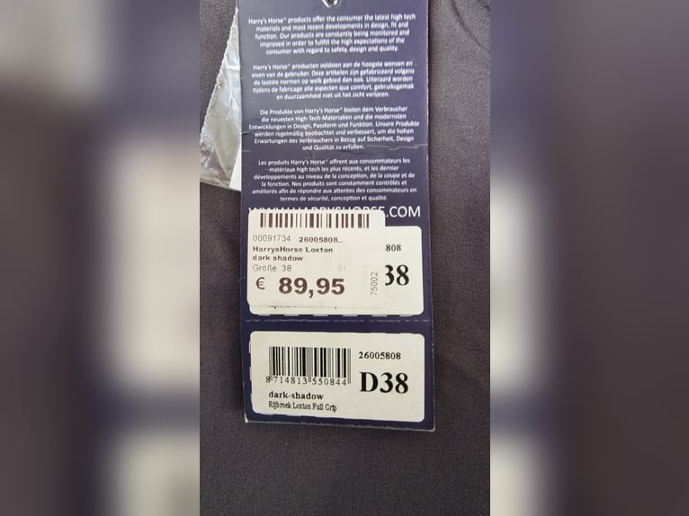 Sommer Reithose Vollbesatz Gr.38