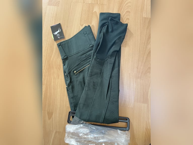 Spooks Reithose Annber Highwaist M - Dark Forrest - NEU