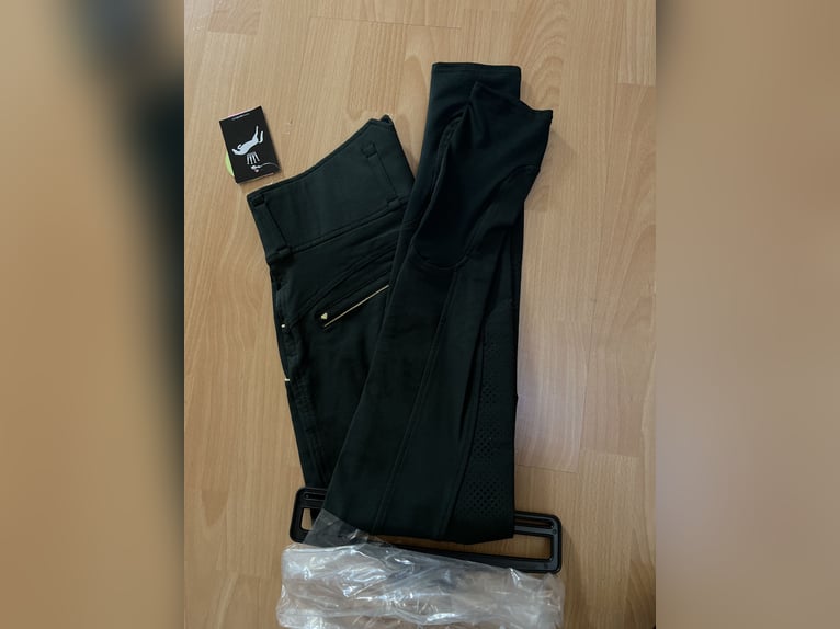 Spooks Reithose Annber Highwaist M - Dark Forrest - NEU