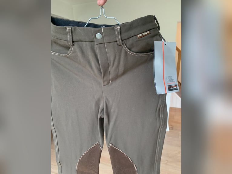 Top Reiter Reithose „Pocket“ in Gr. 36L, dklbraun, neu!