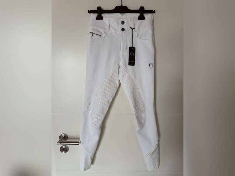 Vestrum Reithose weiß Vollbesatz Turnierreithose weiß