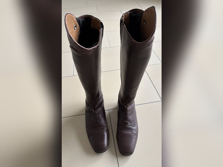 Ariat Palisade Reitstiefel braun/croco, Gr. 38, Neuwertig