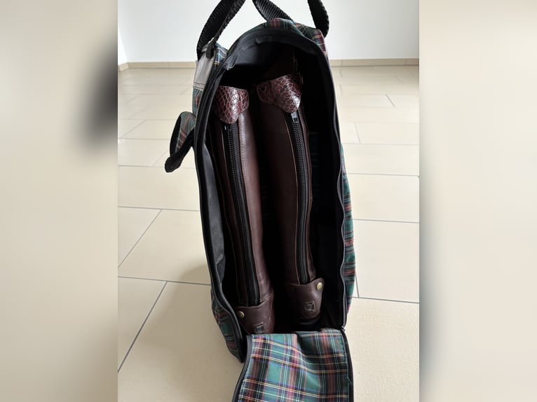 Ariat Palisade Reitstiefel braun/croco, Gr. 38, Neuwertig