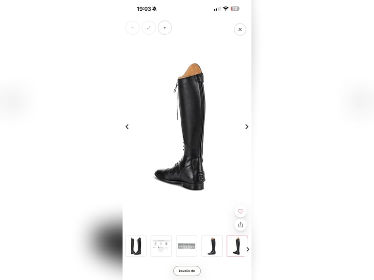 Busse Lederreitstiefel Gr: 39 NN