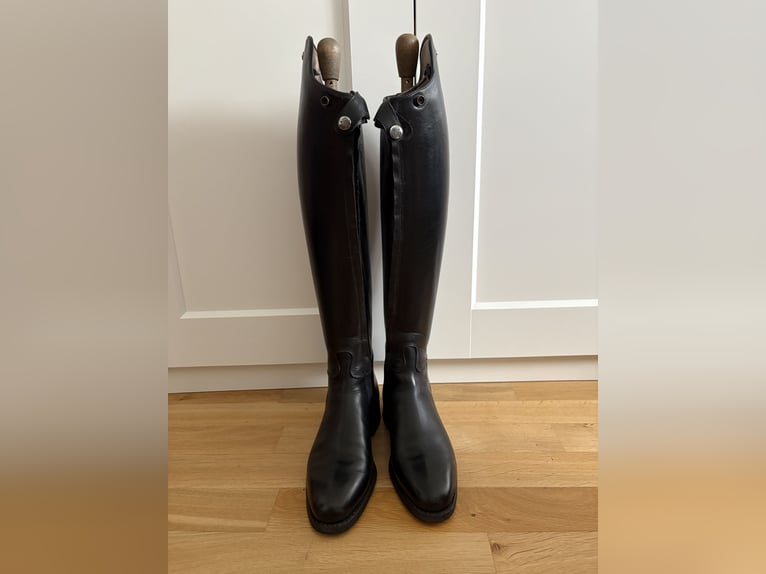 Dressurstiefel Königs rahmengenäht Sir-Versteifung schwarz