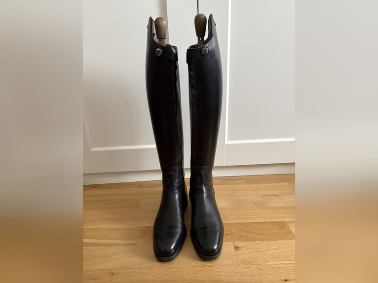 Dressurstiefel Königs rahmengenäht Sir-Versteifung schwarz