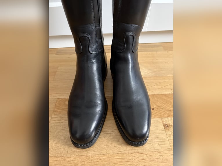 Dressurstiefel Königs rahmengenäht Sir-Versteifung schwarz