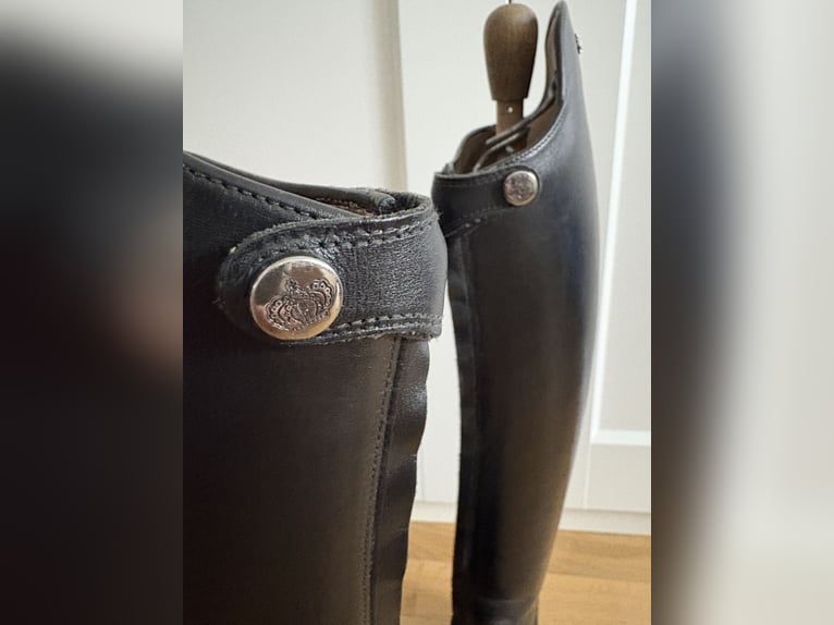 Dressurstiefel Königs rahmengenäht Sir-Versteifung schwarz